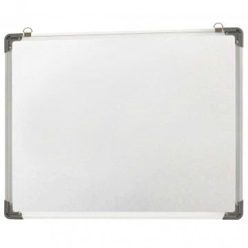 Tablă magnetică albă cu ștergere uscată 90x60 cm oțel - Img 4