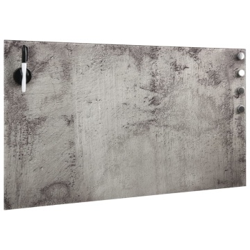 Tablă magnetică de perete, 100x60 cm, sticlă - Img 3