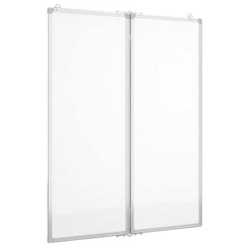 Tablă magnetică pliabilă, alb, 80x100x1,7 cm, aluminiu - Img 2