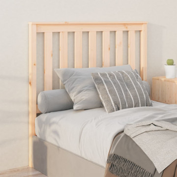 Tăblie de pat, 106x6x101 cm, lemn masiv de pin - Img 1