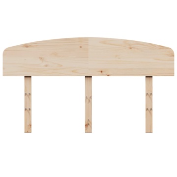 Tăblie de pat, 140 cm, lemn masiv de pin - Img 4
