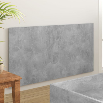 Tăblie de pat, gri beton, 160x1,5x80 cm, lemn prelucrat - Img 4