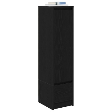 Tablou Stejar negru 29,5x34x119,5 cm Lemn prelucrat - Img 4