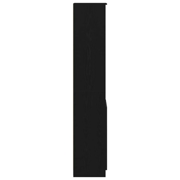 Tablou Stejar negru 37,5x35x180 cm Lemn prelucrat - Img 5