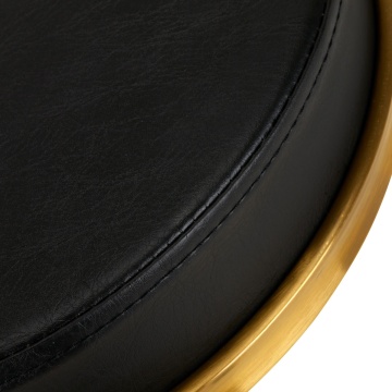 TABURET COSMETIC H4 NEGRU AURII - Img 2
