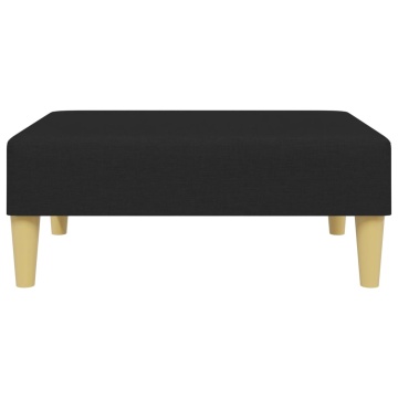Taburet, negru, 77x55x31 cm, material textil - Img 4