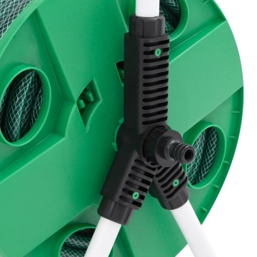 Tambur pentru furtun autonom, verde, cu furtun PVC de 30 m - Img 8