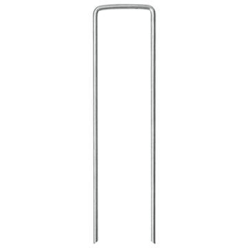 Țăruși de pământ în formă de U 25 buc. 15x3,5cm oțel galvanizat - Img 3