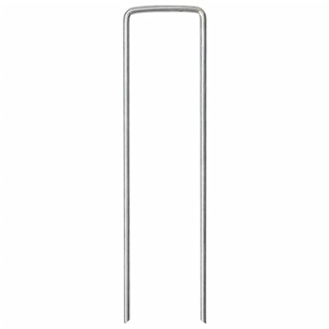 Țăruși de pământ în formă de U 50 buc. 15x3,5cm oțel galvanizat - Img 3