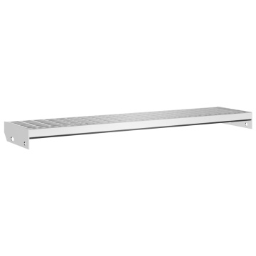 Treaptă tip grătar, 100x24x7 cm, oțel galvanizat - Img 2