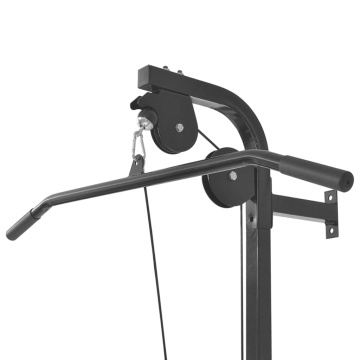 Turn de forță montat pe perete, set haltere și gantere 60,5 kg - Img 4