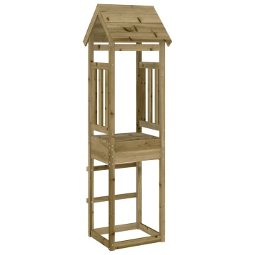 Turn de joacă, 52,5x46,5x206,5 cm, lemn de pin impregnat - Img 3