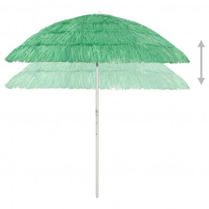 Umbrelă de plajă, verde, 240 cm - Img 4