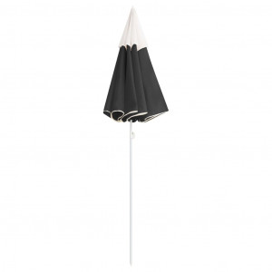 Umbrelă de soare de exterior, stâlp din oțel, antracit, 180 cm - Img 4