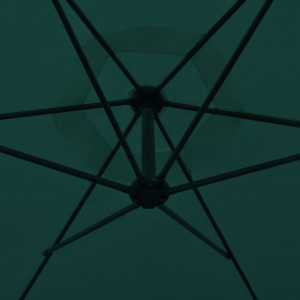 Umbrelă de soare suspendată, 3 m, Verde - Img 2
