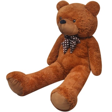 Ursuleț de pluș moale de jucărie XXL, maro, 85 cm - Img 1