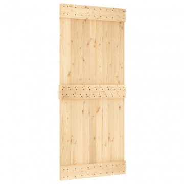 Ușă „NARVIK”, 90x210 cm, lemn masiv de pin - Img 2