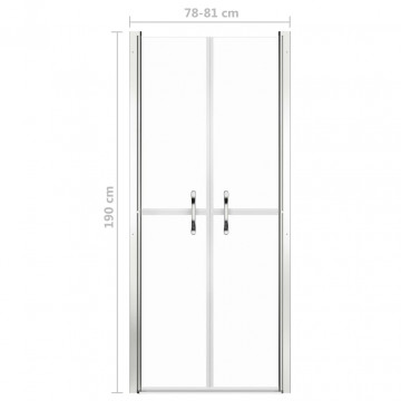 Ușă cabină de duș, transparent, 81 x 190 cm, ESG - Img 5