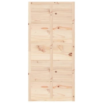 Ușă de hambar, 100x1,8x214 cm, lemn masiv de pin - Img 4