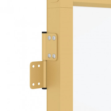 Ușă de interior Slim auriu 83x201,5cm sticlă temperată/aluminiu - Img 6