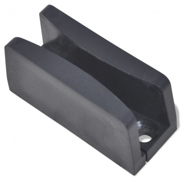 Ușă glisantă, argintiu,178 cm, sticlă și aluminiu - Img 5