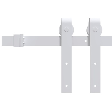 Ușă glisantă cu set de feronerie 70x210 cm, lemn masiv de pin - Img 7