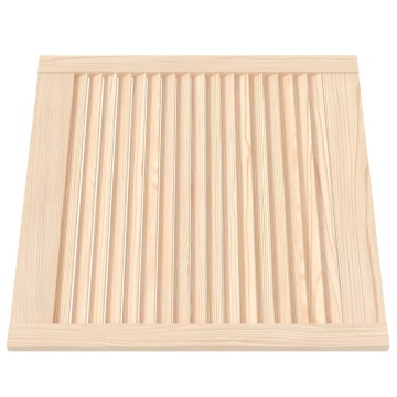 Uși de dulap design lambriu 2 buc. 61,5x59,4 cm lemn masiv pin - Img 3