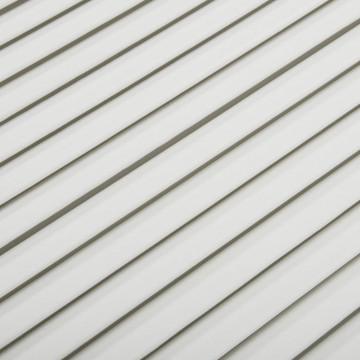 Uși lamelare, 2 buc., alb, 69x59,4 cm, lemn masiv de pin - Img 5