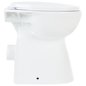 Vas WC fără ramă, închidere silențioasă, + 7 cm, alb, ceramică - Img 8