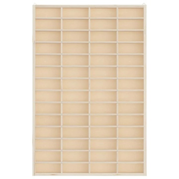 Vitrina de colecție din lemn cu 56 de compartimente - Img 4