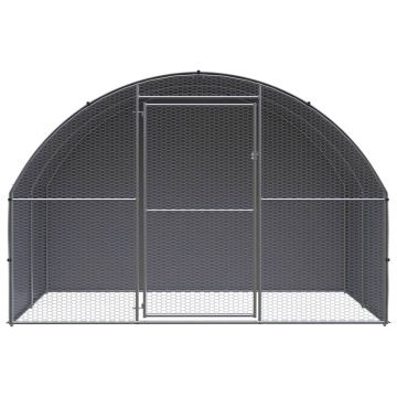 Volieră de păsări pentru exterior, 3x2x2 m, oțel galvanizat - Img 2