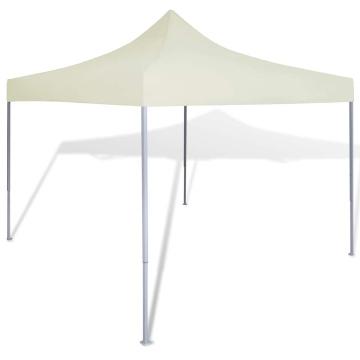 41463 Cream Foldable Tent 3 x 3 m - Img 1