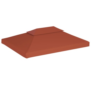 Acoperiș de pavilion, 2 niveluri, cărămiziu, 4x3 m, 310 g/m² - Img 2