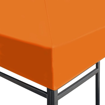 Acoperiș de pavilion, 310 g/m², portocaliu, 4 x 3 m - Img 3