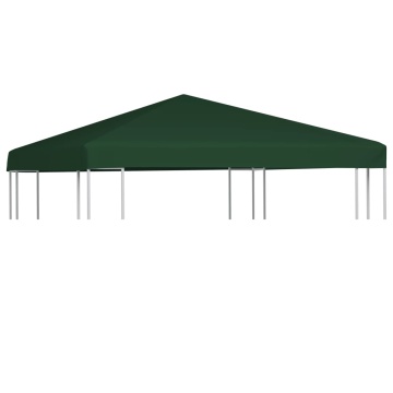 Acoperiș de pavilion, 310 g/m², verde, 3 x 3 m - Img 1