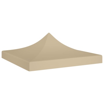 Acoperiș pentru cort de petrecere, bej, 2 x 2 m, 270 g/m² - Img 1