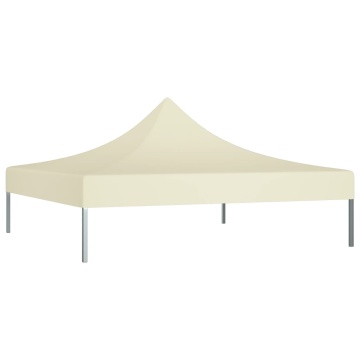 Acoperiș pentru cort de petrecere, crem, 2 x 2 m, 270 g/m² - Img 2