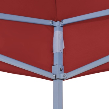 Acoperiș pentru cort de petrecere, vișiniu, 3x3 m, 270 g/m² - Img 4