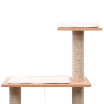 Ansamblu pentru pisici, covoraș din funie de sisal, 123 cm - Img 4