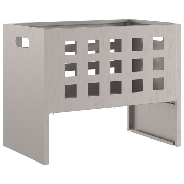 Aragaz exterior rectangular 50x30x40 cm din oțel rezistent la intemperii - Img 4