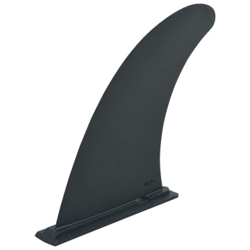 Aripioară centru placă de SUP, negru, 18,3 x 21,2 cm, plastic - Img 1