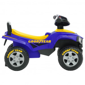 ATV ride-on pentru copii Good Year, albastru - Img 3