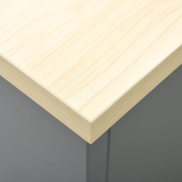 Banc de lucru, negru, 160 x 60 x 85 cm, oțel - Img 5