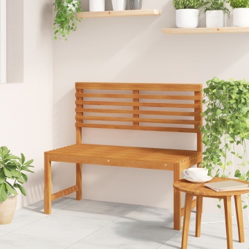 Bancă de Grădină 100x50x91 cm Lemn Masiv de Acacia - Img 1