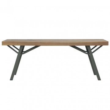 Bancă de grădină, 120 cm, lemn masiv de acacia - Img 2