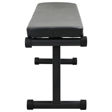 Banca pliantă pentru greutăți 100 kg Negru 107x27x41 cm Oțel - Img 3