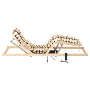 Bază de pat electrică cu șipci, 28 șipci, 7 zone, 90 x 200 cm - Img 3