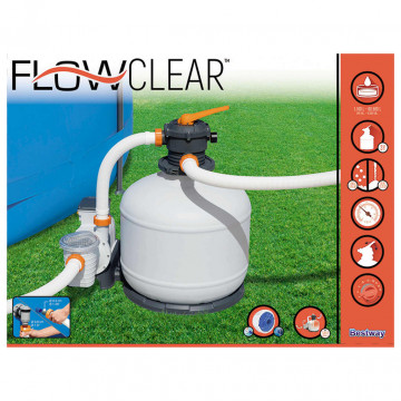 Bestway Pompă de filtrare cu nisip Flowclear, 11355 L/h - Img 7