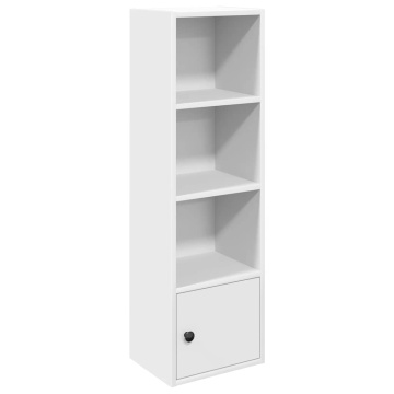 Bibliotecă, alb, 31x24x102 cm, lemn prelucrat - Img 2