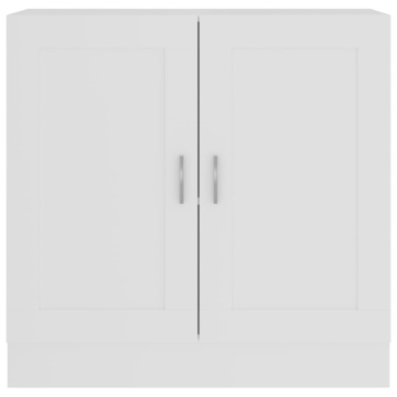 Bibliotecă, alb, 82,5x30,5x80 cm, lemn prelucrat - Img 8